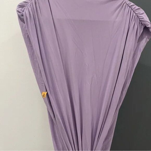 NWT Helsa Maxi Dress Purple Constantina Jersey Bow Backless size XS - Picture 3 of 11